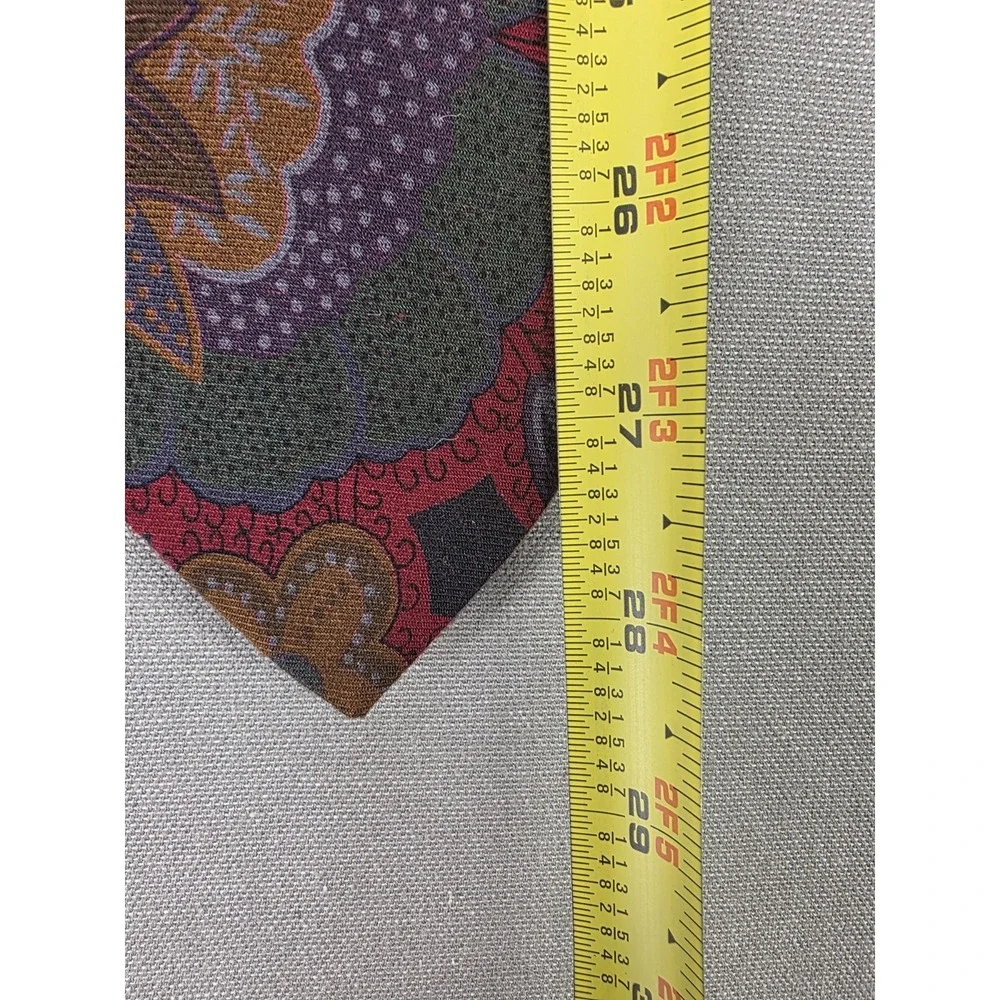 Vintage Banana Republic Safari & Travel Clothing Co Mens Tie Wool‎ Rayon 4x56